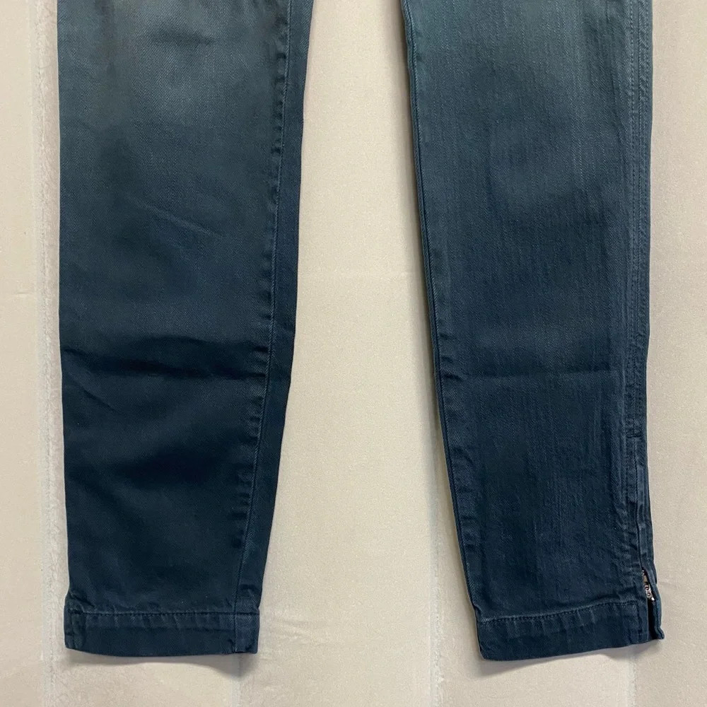 Car Mar Carmar Women’s Jeans Size 29 Ombré Straight Skinny Zip Ankle Low Rise